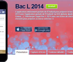 Application BAC L 2014 par L’Etudiant.fr